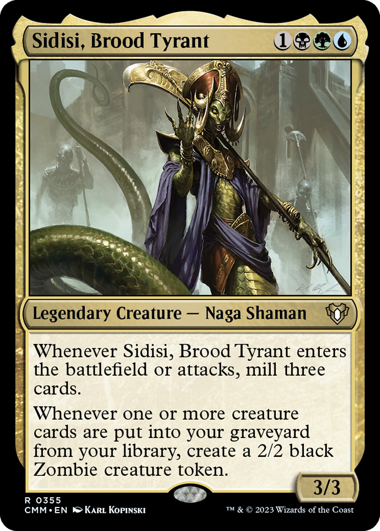 Sidisi, Brood Tyrant [Commander Masters] | Gamer Loot