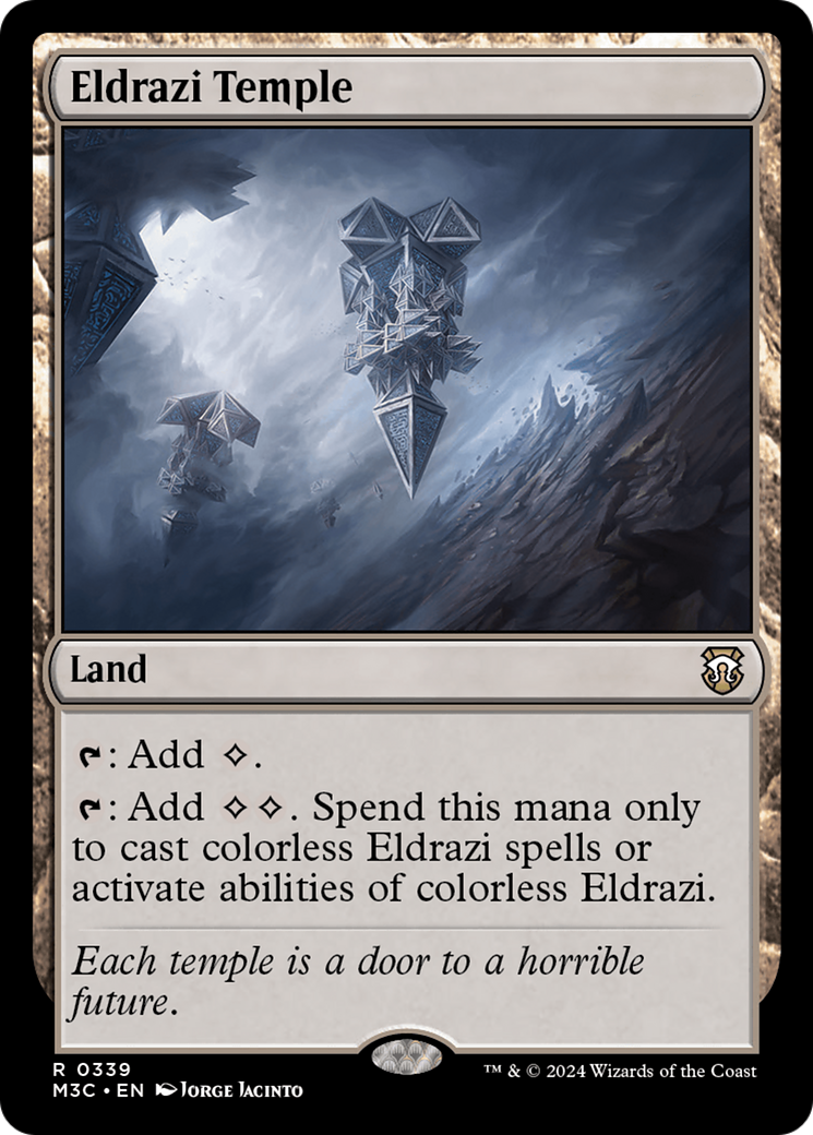 Eldrazi Temple (Ripple Foil) [Modern Horizons 3 Commander] | Gamer Loot