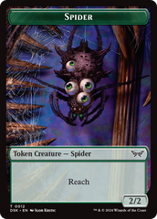 Toy // Spider Double-Sided Token [Duskmourn: House of Horror Tokens] | Gamer Loot