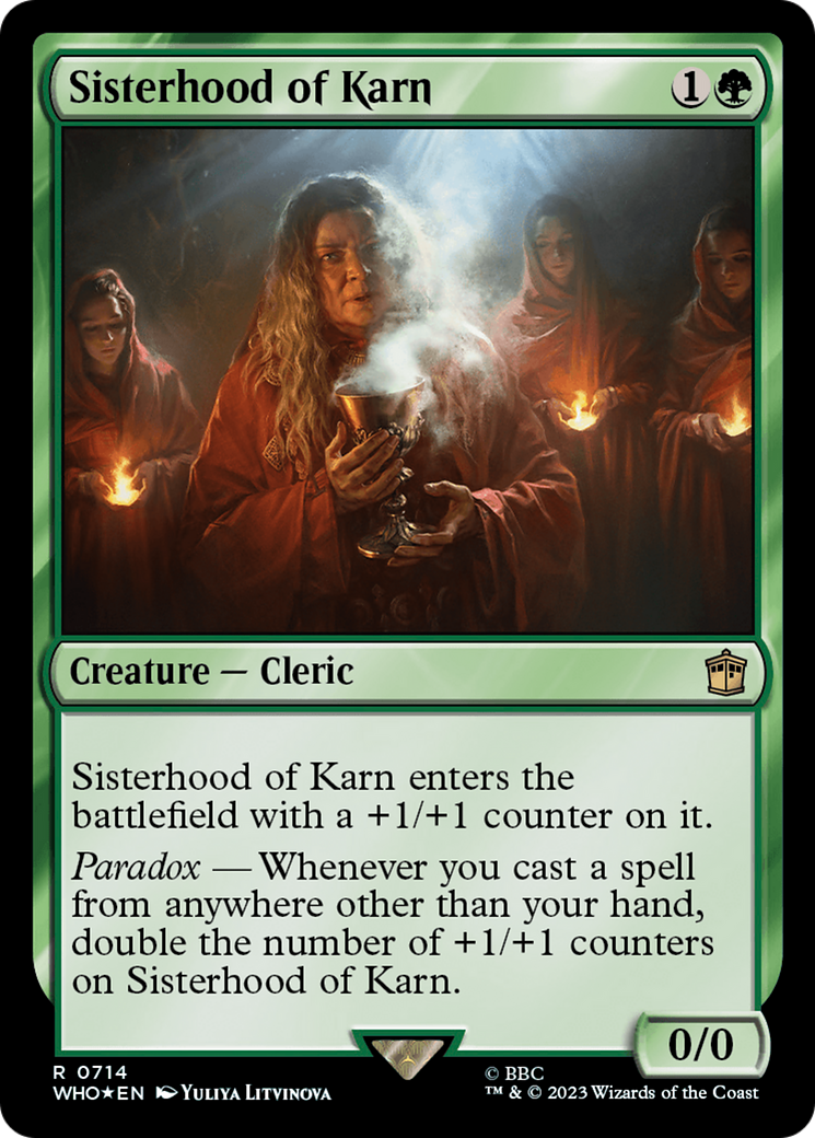 Sisterhood of Karn (Surge Foil) [Doctor Who] | Gamer Loot