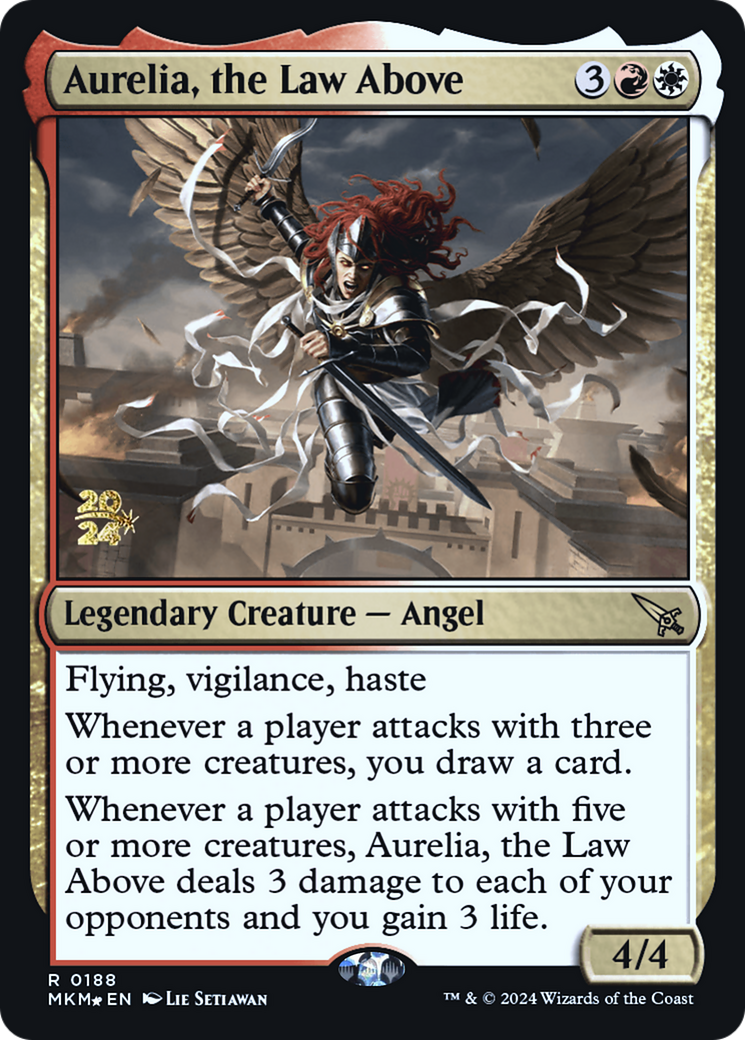 Aurelia, the Law Above [Murders at Karlov Manor Prerelease Promos] | Gamer Loot