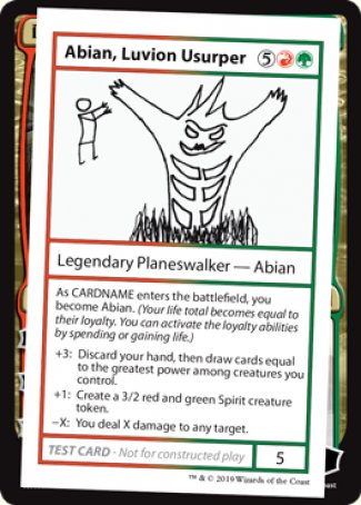 Abian, Luvion Usurper (2021 Edition) [Mystery Booster Playtest Cards] | Gamer Loot