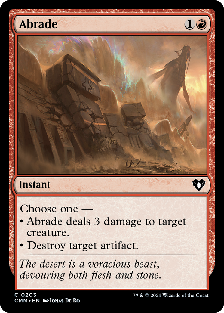 Abrade [Commander Masters] | Gamer Loot