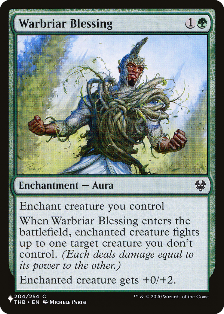 Warbriar Blessing [The List Reprints] | Gamer Loot