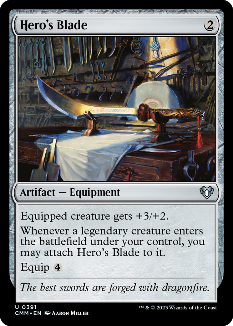 Hero's Blade [Commander Masters] | Gamer Loot