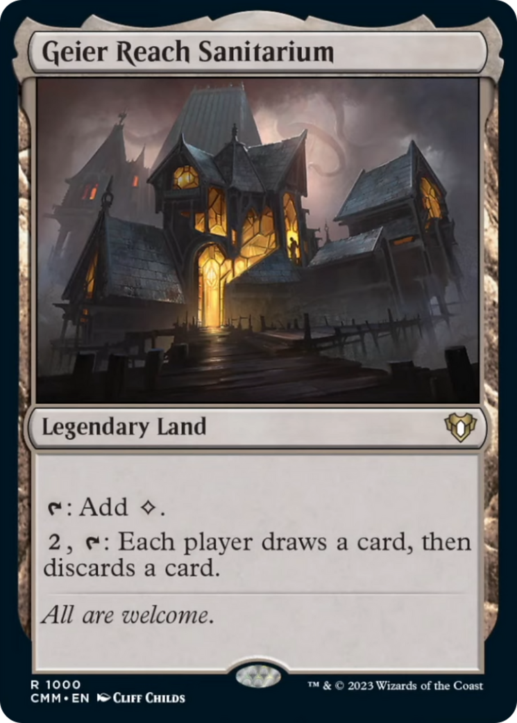 Geier Reach Sanitarium [Commander Masters] | Gamer Loot