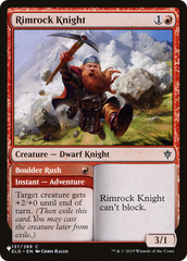 Rimrock Knight [The List Reprints] | Gamer Loot