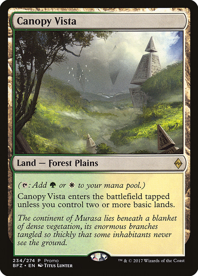 Canopy Vista (Promo) [Standard Showdown Promos] | Gamer Loot