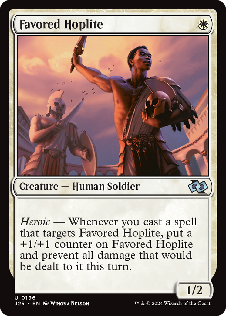 Favored Hoplite [Foundations Jumpstart] | Gamer Loot