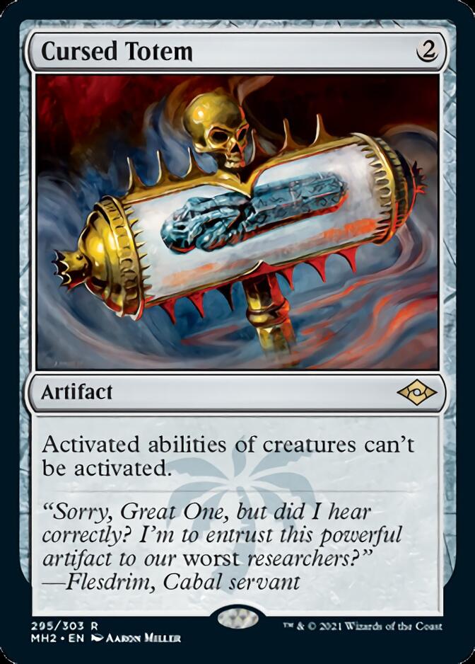 Cursed Totem (Foil Etched) [Modern Horizons 2] | Gamer Loot