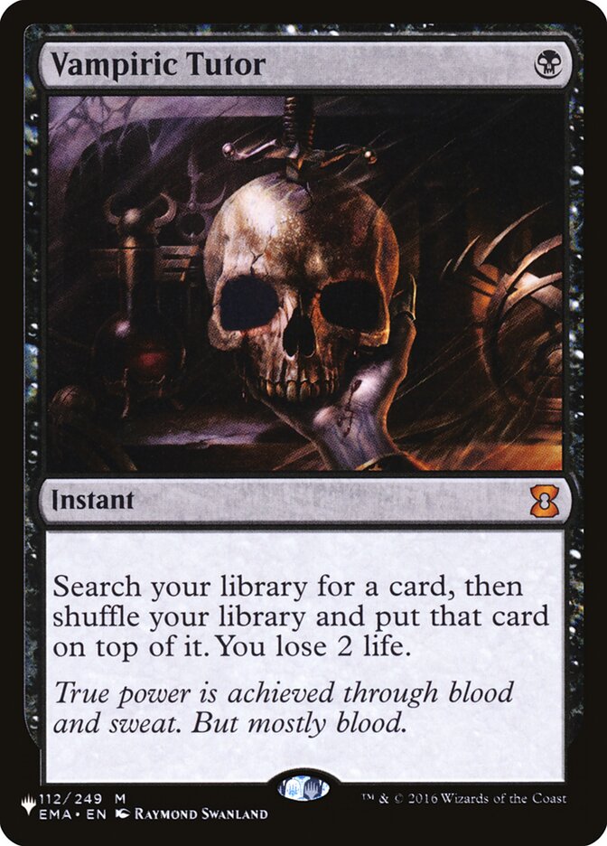 Vampiric Tutor [The List] | Gamer Loot