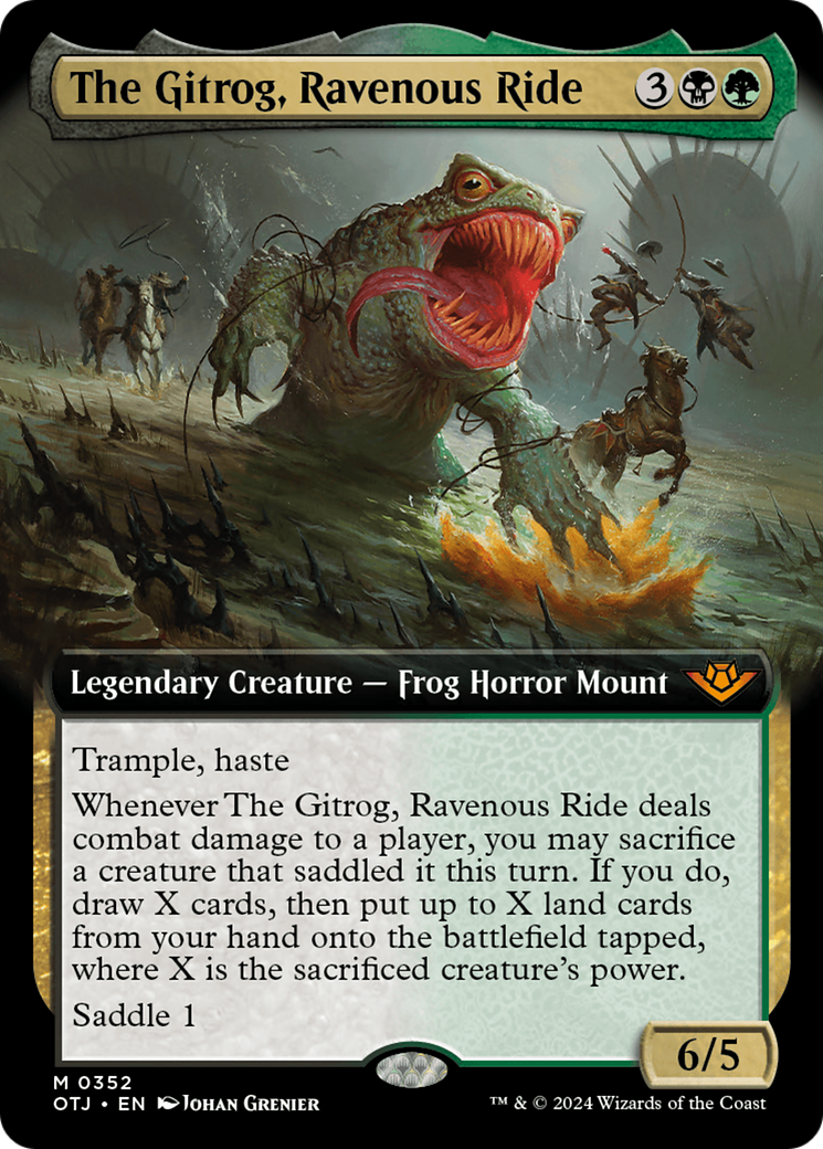 The Gitrog, Ravenous Ride (Extended Art) [Outlaws of Thunder Junction] | Gamer Loot