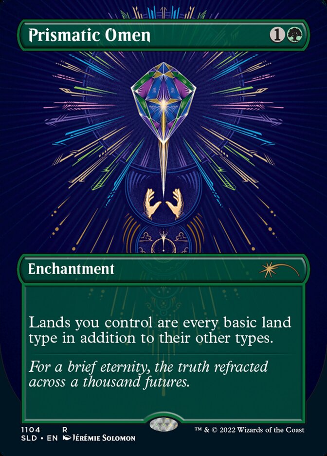 Prismatic Omen (Borderless) [Secret Lair Drop Series] | Gamer Loot