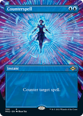 Counterspell (Borderless Alternate Art) [Modern Horizons 2] | Gamer Loot