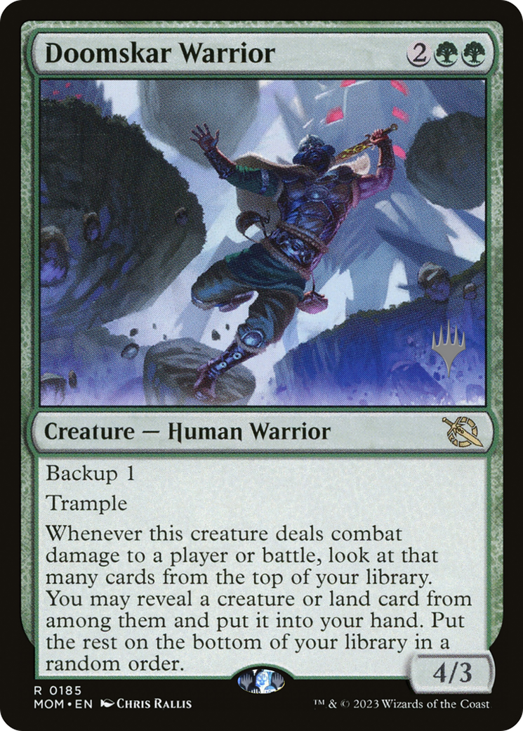 Doomskar Warrior (Promo Pack) [March of the Machine Promos] | Gamer Loot