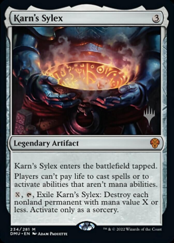 Karn's Sylex (Promo Pack) [Dominaria United Promos] | Gamer Loot