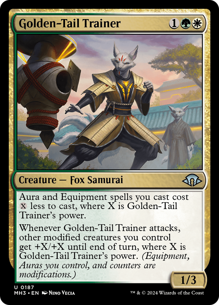 Golden-Tail Trainer [Modern Horizons 3] | Gamer Loot