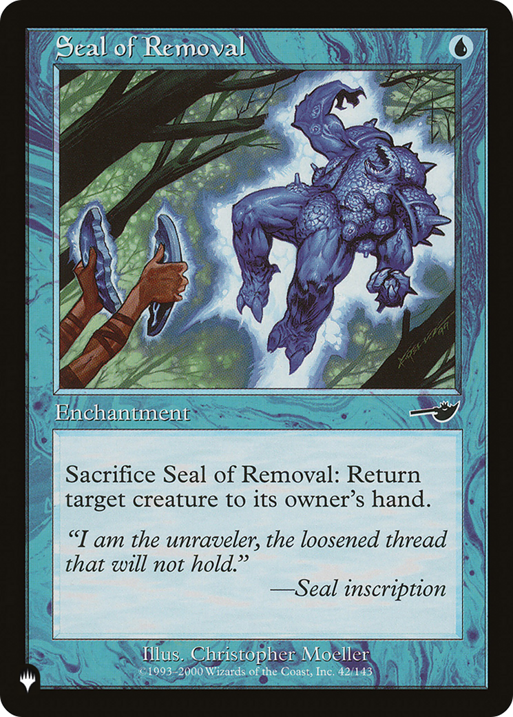 Seal of Removal [The List Reprints] | Gamer Loot