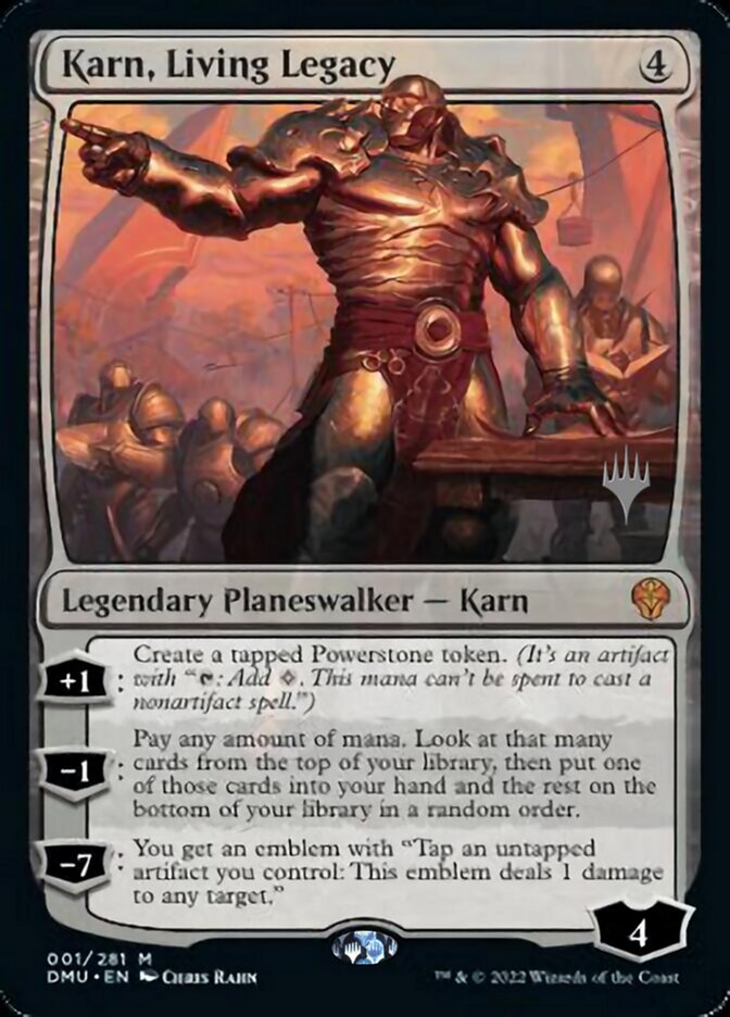 Karn, Living Legacy (Promo Pack) [Dominaria United Promos] | Gamer Loot