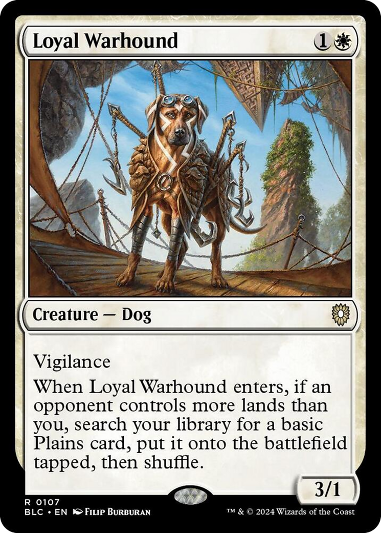 Loyal Warhound [Bloomburrow Commander] | Gamer Loot