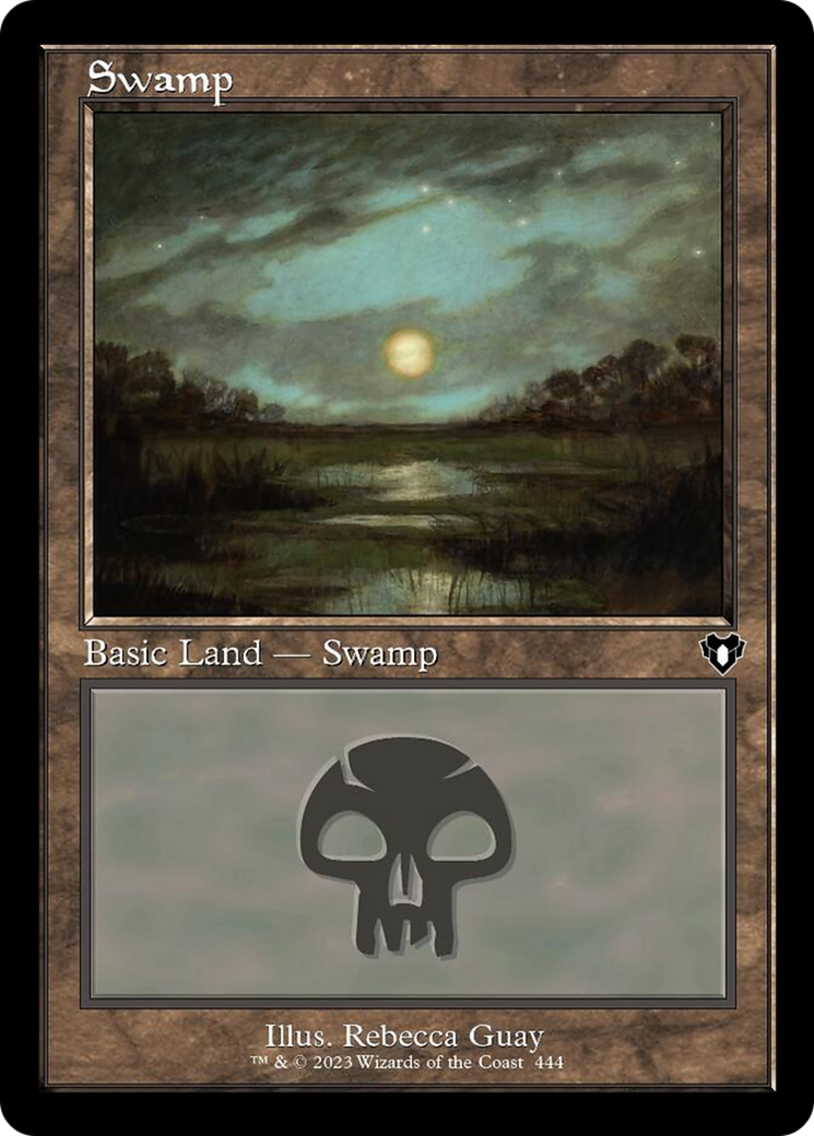 Swamp (444) (Retro) [Commander Masters] | Gamer Loot