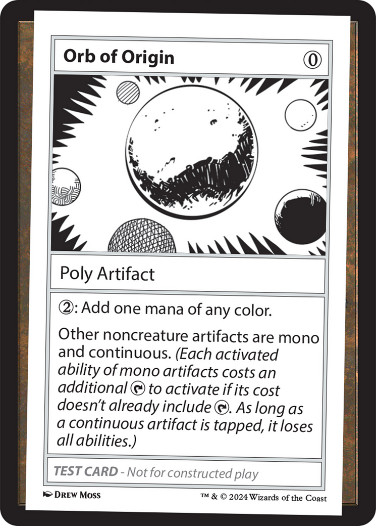 Orb of Origin [Mystery Booster 2 Playtest Cards] | Gamer Loot