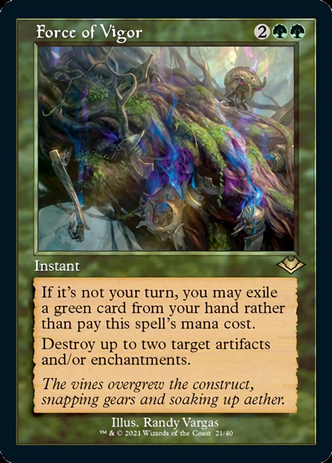 Force of Vigor (Retro) [Modern Horizons] | Gamer Loot