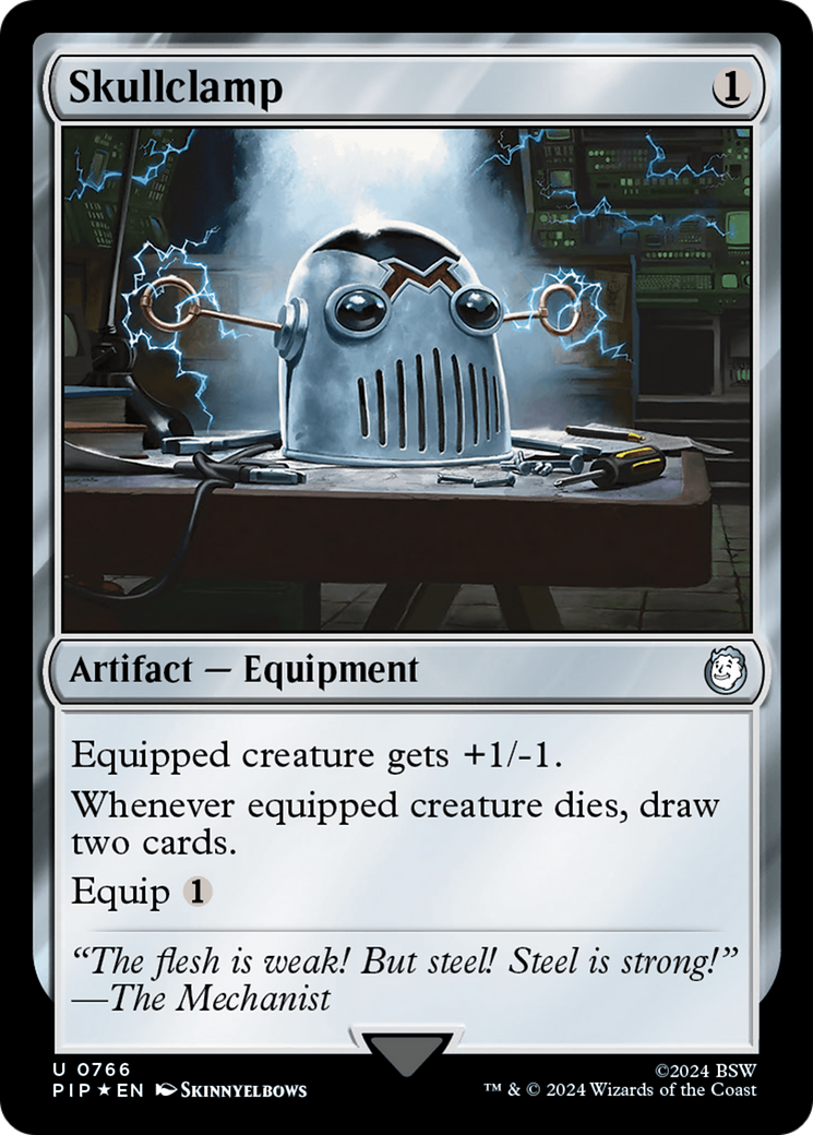 Skullclamp (Surge Foil) [Fallout] | Gamer Loot