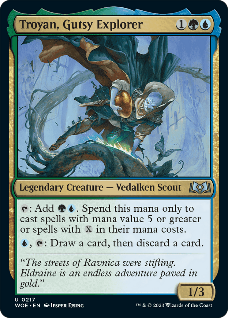 Troyan, Gutsy Explorer [Wilds of Eldraine] | Gamer Loot