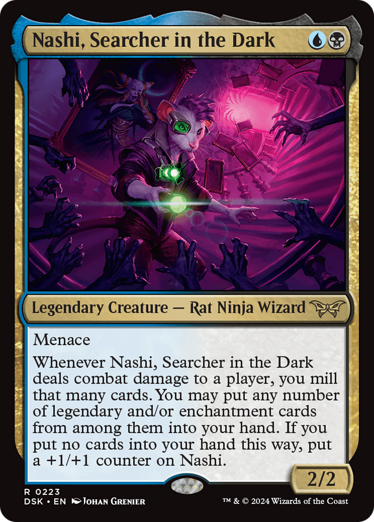 Nashi, Searcher in the Dark [Duskmourn: House of Horror] | Gamer Loot