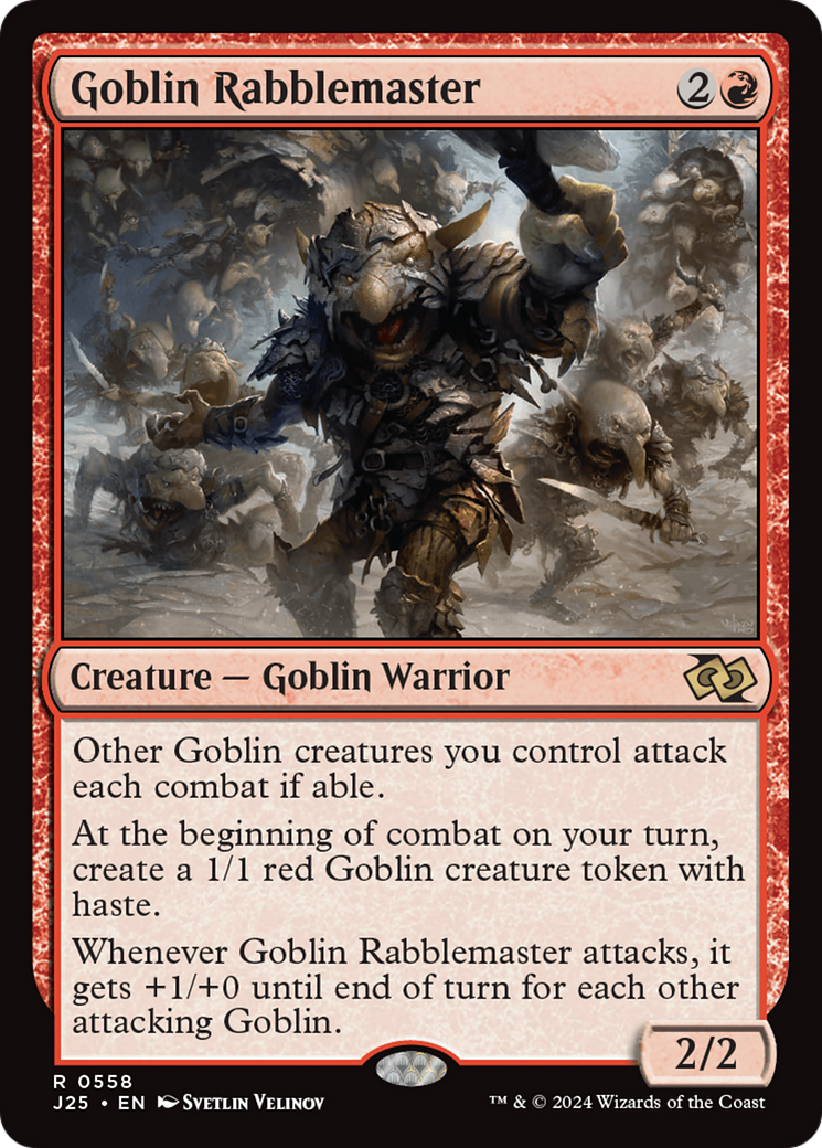 Goblin Rabblemaster [Foundations Jumpstart] | Gamer Loot