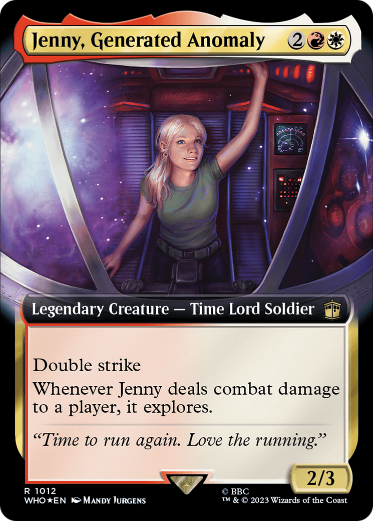 Jenny, Generated Anomaly (Extended Art) (Surge Foil) [Doctor Who] | Gamer Loot