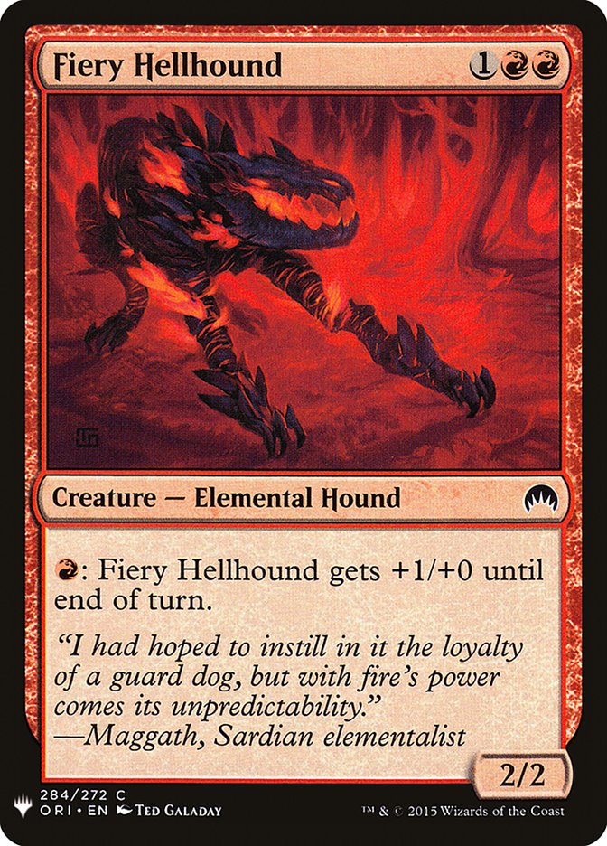 Fiery Hellhound [Mystery Booster] | Gamer Loot