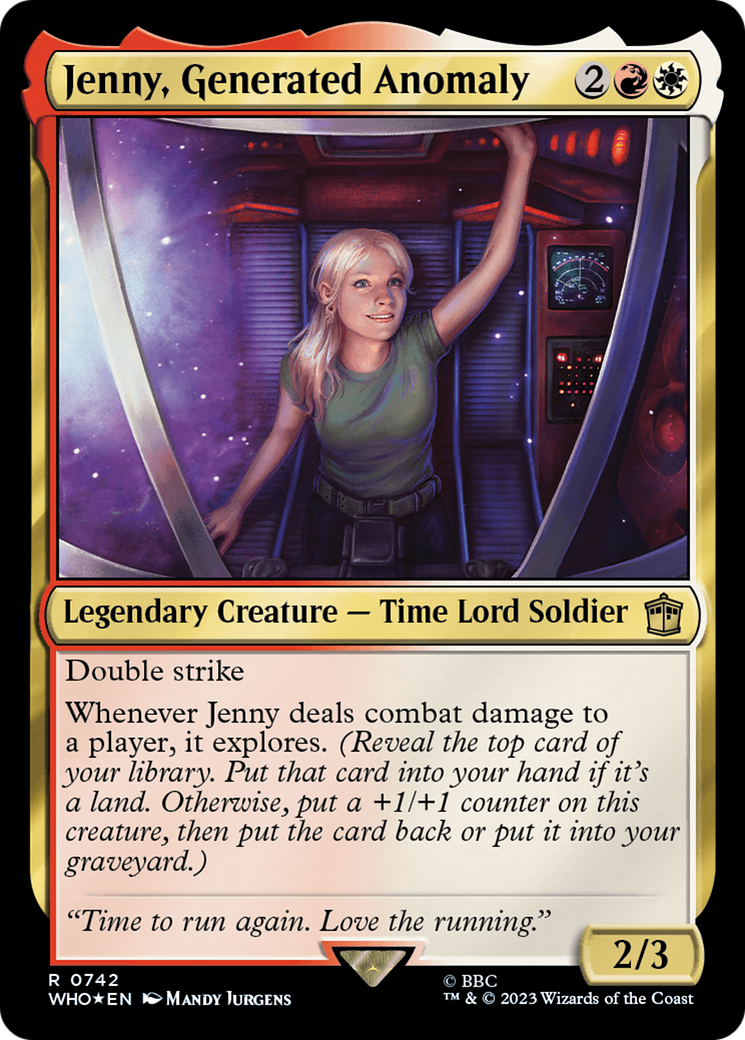 Jenny, Generated Anomaly (Surge Foil) [Doctor Who] | Gamer Loot