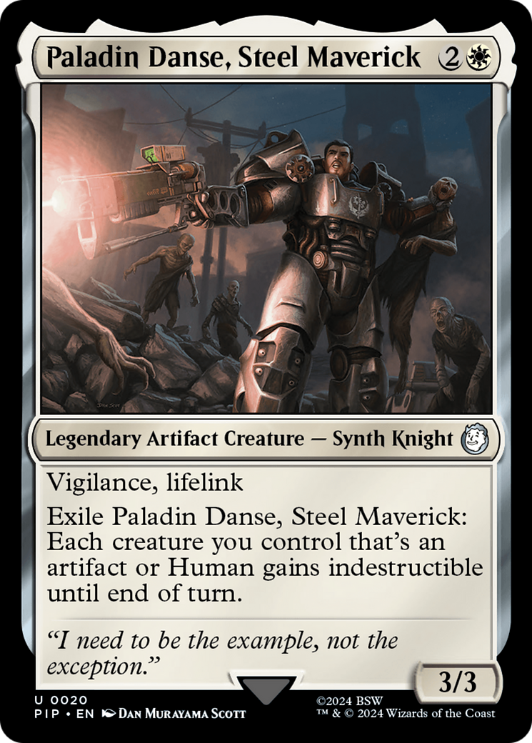 Paladin Danse, Steel Maverick [Fallout] | Gamer Loot