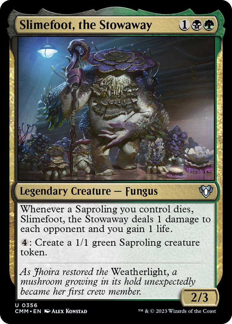 Slimefoot, the Stowaway [Commander Masters] | Gamer Loot