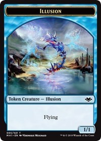 Illusion (005) // Construct (017) Double-Sided Token [Modern Horizons Tokens] | Gamer Loot