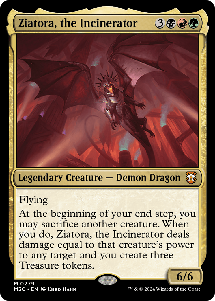 Ziatora, the Incinerator (Ripple Foil) [Modern Horizons 3 Commander] | Gamer Loot