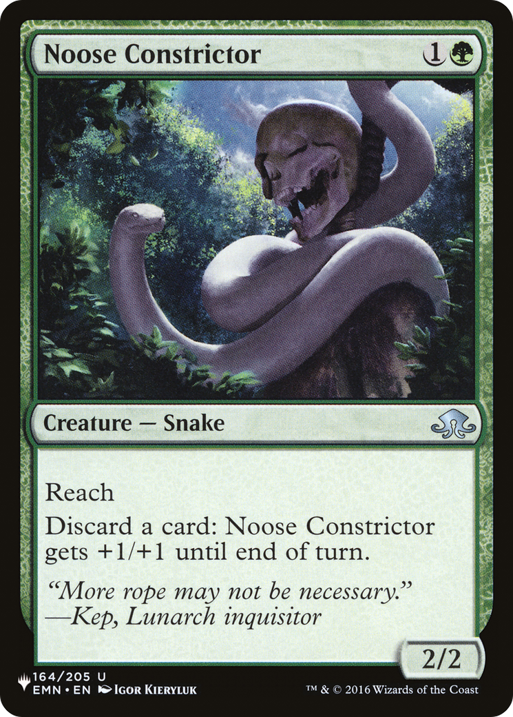 Noose Constrictor [The List Reprints] | Gamer Loot