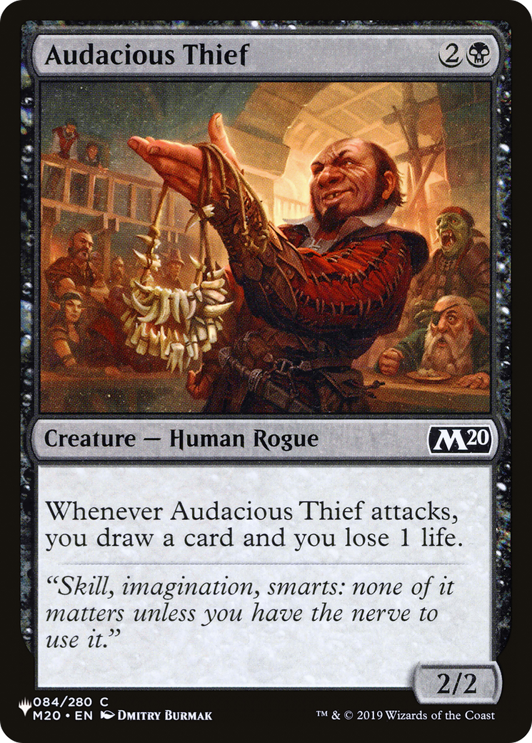 Audacious Thief [The List Reprints] | Gamer Loot