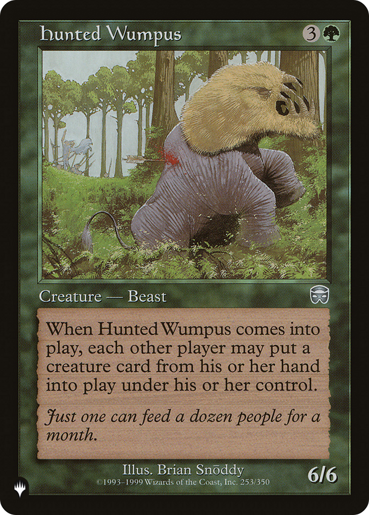 Hunted Wumpus [The List] | Gamer Loot