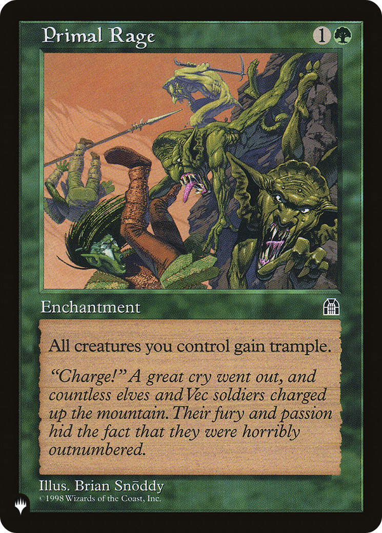 Primal Rage [The List] | Gamer Loot