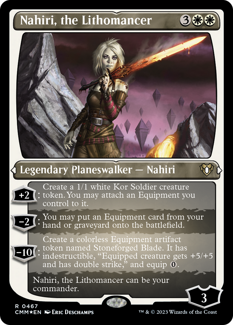 Nahiri, the Lithomancer (Foil Etched) [Commander Masters] | Gamer Loot