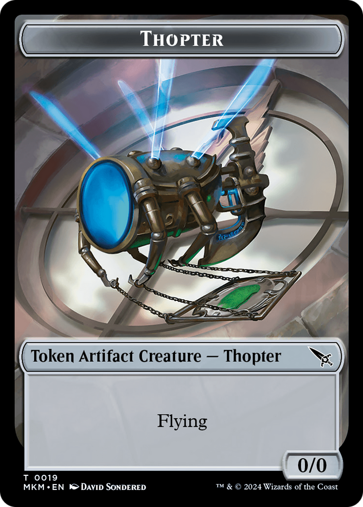 Thopter Token (0019) [Murders at Karlov Manor Tokens] | Gamer Loot