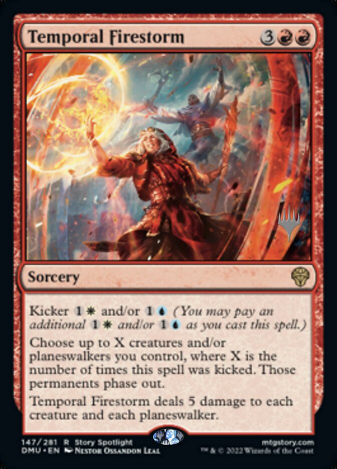 Temporal Firestorm (Promo Pack) [Dominaria United Promos] | Gamer Loot