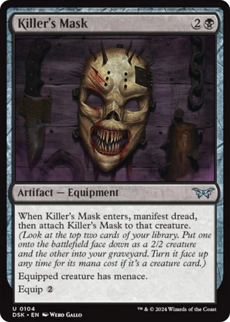 Killer's Mask [Duskmourn: House of Horror] | Gamer Loot