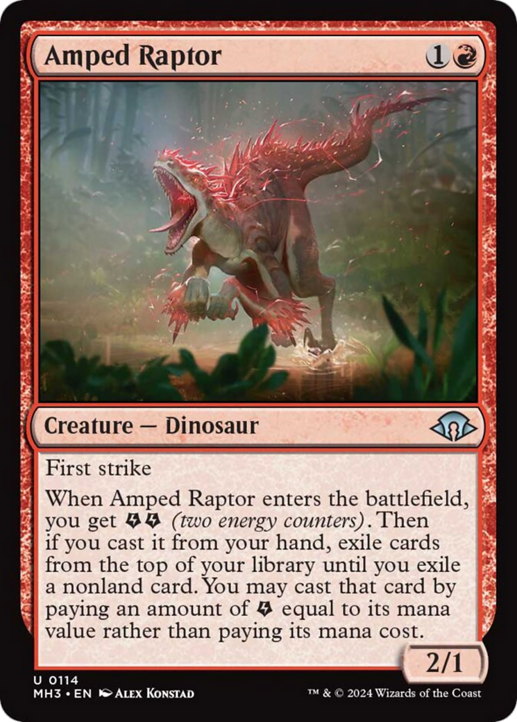 Amped Raptor [Modern Horizons 3] | Gamer Loot