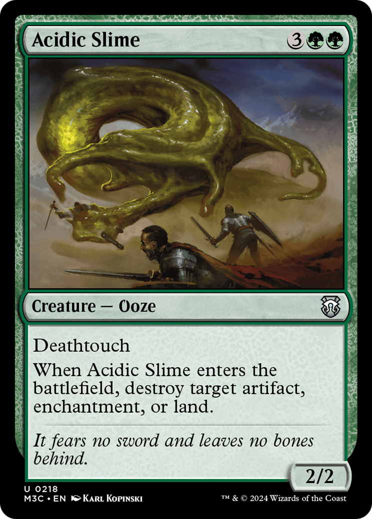 Acidic Slime (Ripple Foil) [Modern Horizons 3 Commander] | Gamer Loot