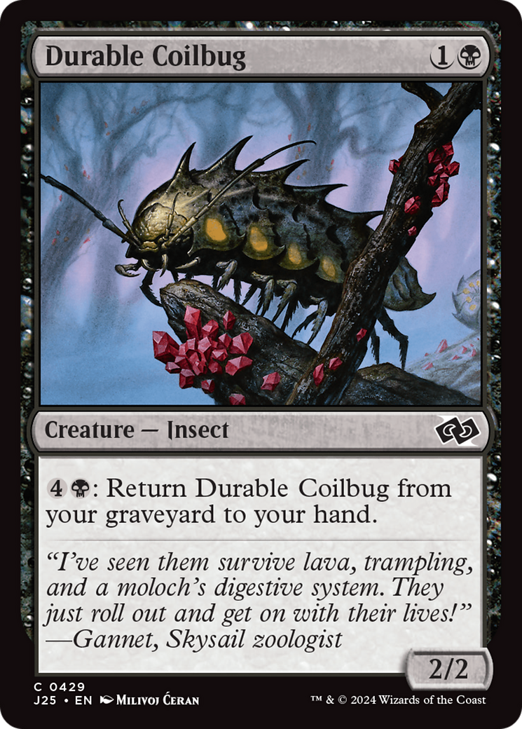 Durable Coilbug [Foundations Jumpstart] | Gamer Loot