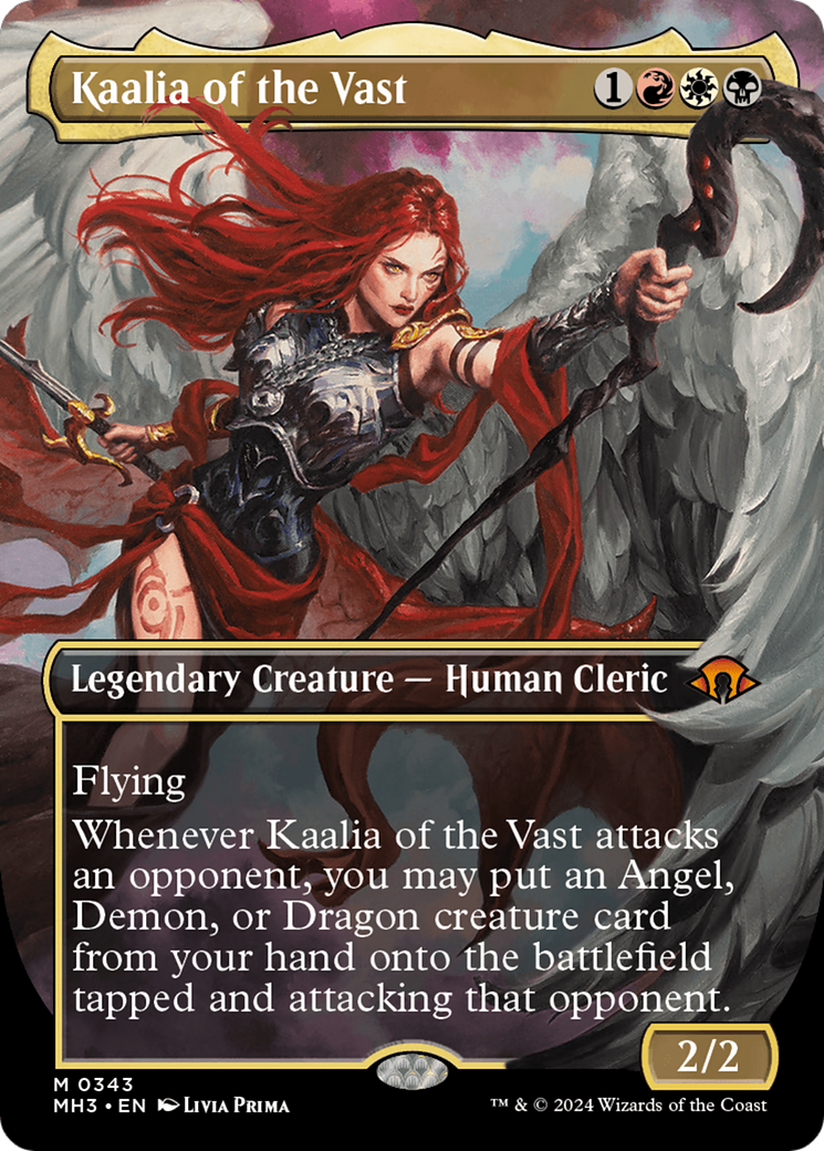 Kaalia of the Vast (Borderless) (0343) [Modern Horizons 3] | Gamer Loot